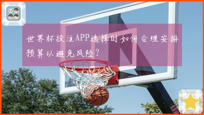 世界杯投注APP选择时如何合理安排预算以避免风险？