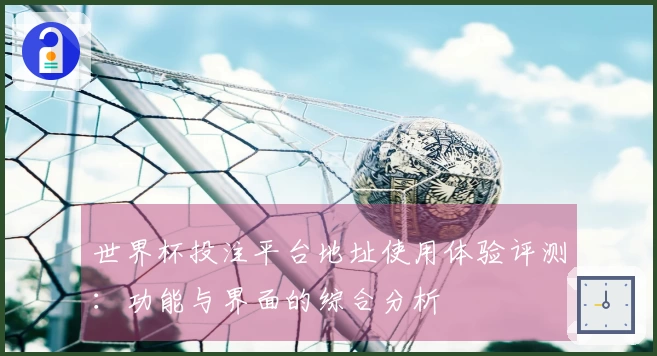 世界杯投注平台地址使用体验评测：功能与界面的综合分析